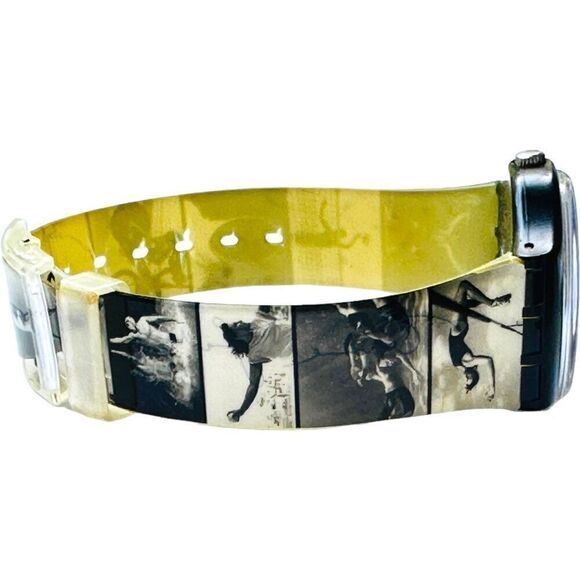 SWATCH Watch Autographed By 1996 Olympic Games Designer Annie Leibovitz GB178 Su - Picture 4 of 10